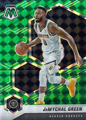#122 JaMychal Green - Denver Nuggets - 2020-21 Panini Mosaic - Mosaic Green Basketball