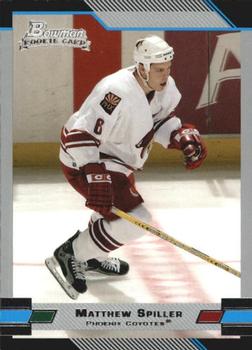 #122 Matthew Spiller - Phoenix Coyotes - 2003-04 Bowman Draft Picks and Prospects Hockey