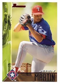 #122 Jerry Martin - Texas Rangers - 1995 Bowman Baseball