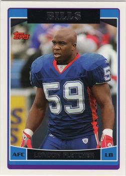 #122 London Fletcher - Buffalo Bills - 2006 Topps Football