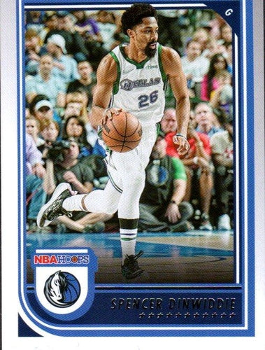 #122 Spencer Dinwiddie - Dallas Mavericks - 2022-23 Hoops Basketball