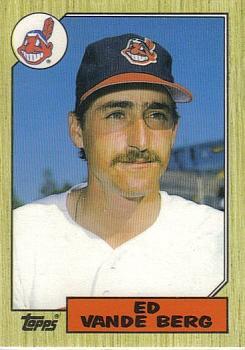 #123T Ed Vande Berg - Cleveland Indians - 1987 Topps Traded Baseball