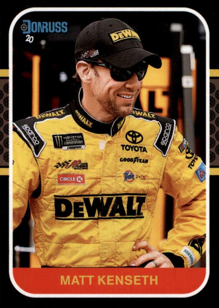 #123 Matt Kenseth - Joe Gibbs Racing - 2020 Donruss Racing