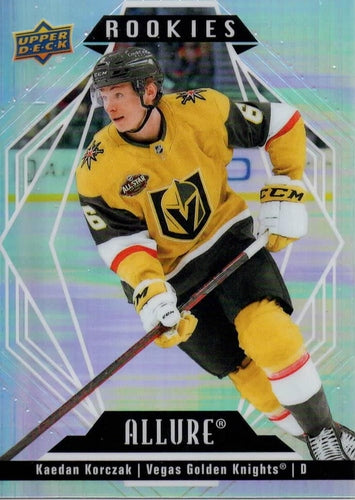 #123 Kaedan Korczak - Vegas Golden Knights - 2022-23 Upper Deck Allure Hockey