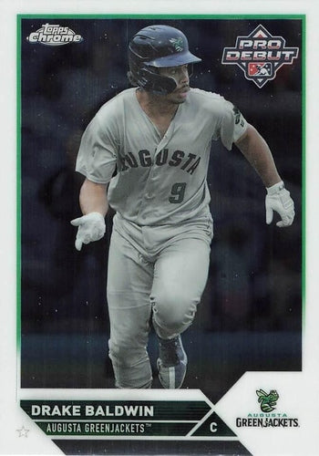 #PDC-123 Drake Baldwin - Augusta GreenJackets - 2023 Topps Pro Debut - Chrome Baseball