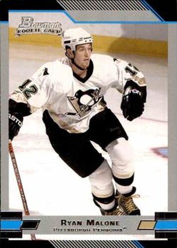 #123 Ryan Malone - Pittsburgh Penguins - 2003-04 Bowman Draft Picks and Prospects Hockey