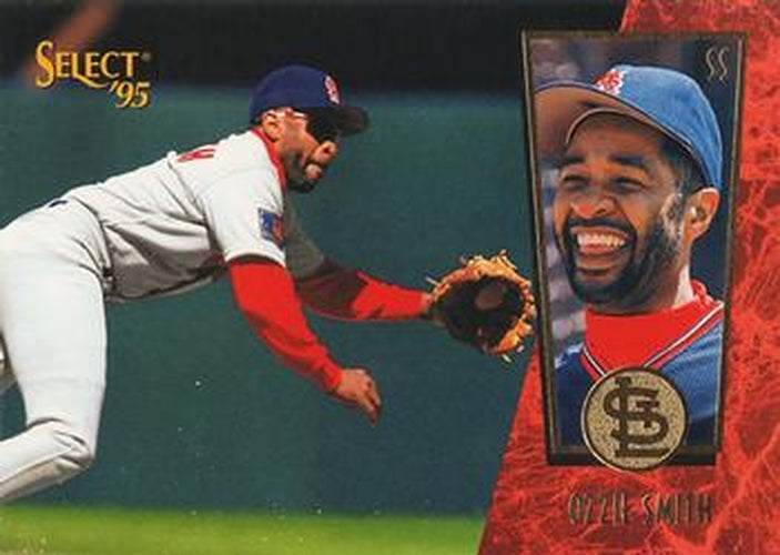 #123 Ozzie Smith - St. Louis Cardinals - 1995 Select Baseball