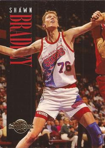 #123 Shawn Bradley - Philadelphia 76ers - 1994-95 SkyBox Premium Basketball