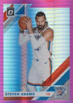#123 Steven Adams - Oklahoma City Thunder - 2019-20 Donruss Optic - Hyper Pink Basketball