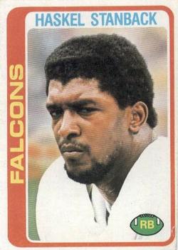 #123 Haskel Stanback - Atlanta Falcons - 1978 Topps Football