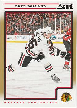 #123 Dave Bolland - Chicago Blackhawks - 2012-13 Score - Gold Rush Hockey