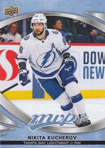 #123 Nikita Kucherov - Tampa Bay Lightning - 2023-24 Upper Deck MVP - Ice Battles Hockey