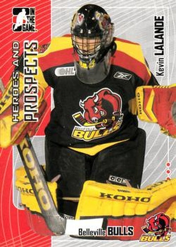 #123 Kevin Lalande - Belleville Bulls - 2005-06 In The Game Heroes and Prospects Hockey