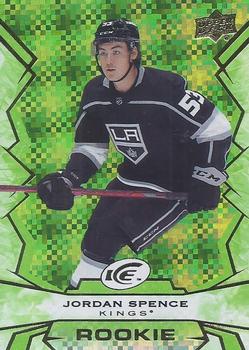 #123 Jordan Spence - Los Angeles Kings - 2022-23 Upper Deck Ice - Green Hockey