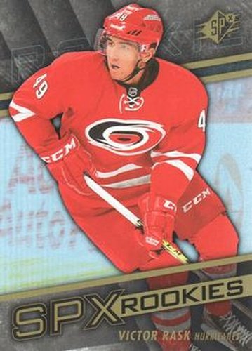 #123 Victor Rask - Carolina Hurricanes - 2014-15 SPx Hockey