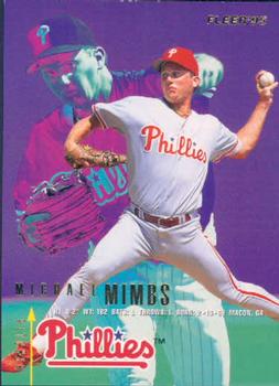 #U-123 Michael Mimbs - Philadelphia Phillies - 1995 Fleer Update Baseball