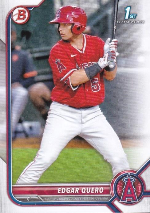 #BP-123 Edgar Quero - Los Angeles Angels - 2022 Bowman - Prospects Baseball