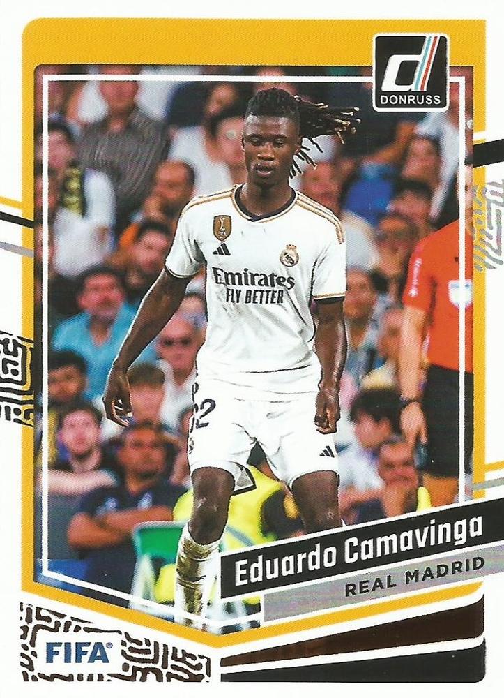 #123 Eduardo Camavinga - Real Madrid CF - 2023-24 Donruss Soccer