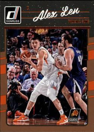 #123 Alex Len - Phoenix Suns - 2016-17 Donruss Basketball