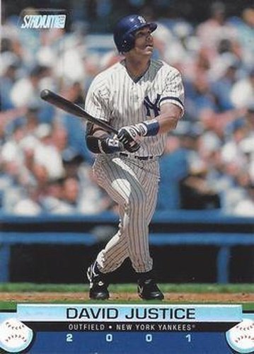 #123 David Justice - New York Yankees - 2001 Stadium Club Baseball