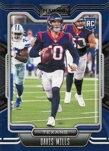 #123 Davis Mills - Houston Texans - 2021 Panini Playbook Football