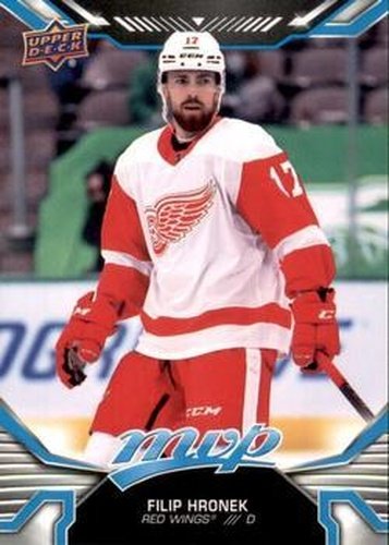 #123 Filip Hronek - Detroit Red Wings - 2022-23 Upper Deck MVP Hockey