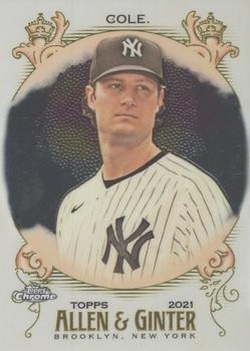 #123 Gerrit Cole - New York Yankees - 2021 Topps Allen & Ginter Chrome Baseball