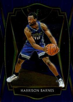 #123 Harrison Barnes - Sacramento Kings - 2020-21 Panini Select - Blue Basketball