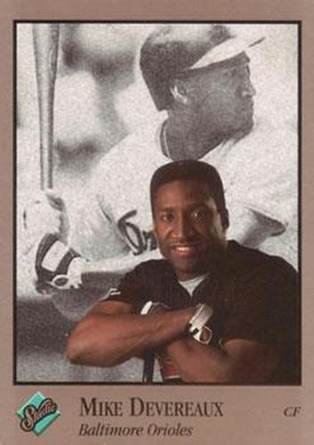 #123 Mike Devereaux - Baltimore Orioles - 1992 Studio Baseball