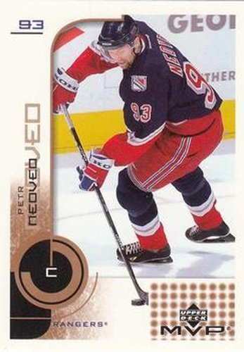 #123 Petr Nedved - New York Rangers - 2002-03 Upper Deck MVP Hockey