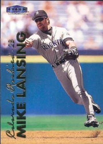 #123 Mike Lansing - Colorado Rockies - 1999 Fleer Tradition Baseball