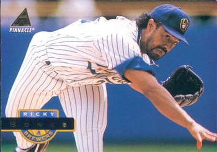 #123 Ricky Bones - Milwaukee Brewers - 1994 Pinnacle Baseball