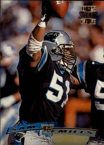 #123 Sam Mills - Carolina Panthers - 1996 Stadium Club Football