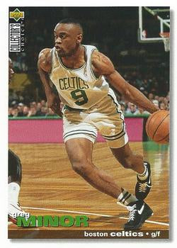 #123 Greg Minor - Boston Celtics - 1995-96 Collector's Choice Basketball