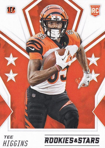 #123 Tee Higgins - Cincinnati Bengals - 2020 Panini Rookies & Stars Football