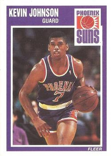 #123 Kevin Johnson - Phoenix Suns - 1989-90 Fleer Basketball