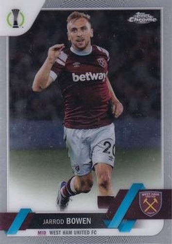 #123 Jarrod Bowen - West Ham United - 2022-23 Topps Chrome UEFA Club Competitions Soccer