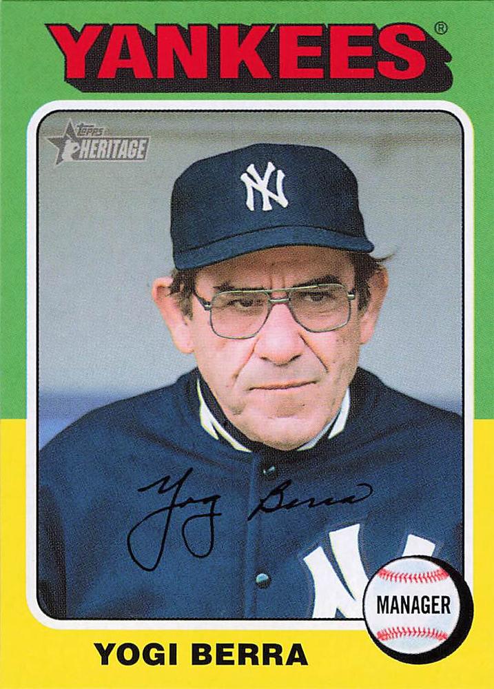 #123 Yogi Berra - New York Yankees - 2024 Topps Heritage Baseball