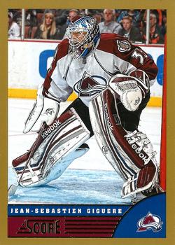 #123 Jean-Sebastien Giguere - Colorado Avalanche - 2013-14 Score - Gold Hockey