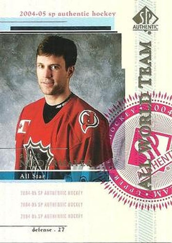 #123 Scott Niedermayer - New Jersey Devils - 2004-05 SP Authentic Hockey