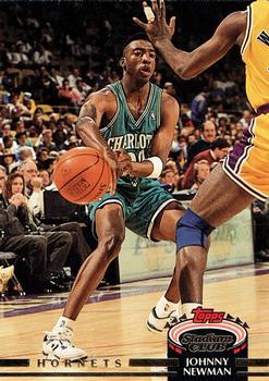 #123 Johnny Newman - Charlotte Hornets - 1992-93 Stadium Club Basketball