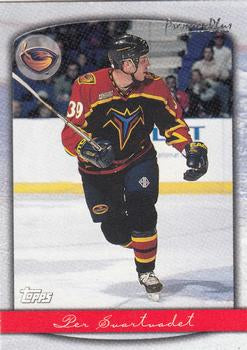 #123 Per Svartvadet - Atlanta Thrashers - 1999-00 Topps Premier Plus Hockey