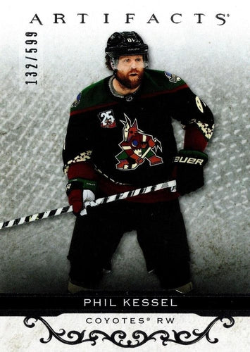 #123 Phil Kessel - Arizona Coyotes - 2021-22 Upper Deck Artifacts Hockey