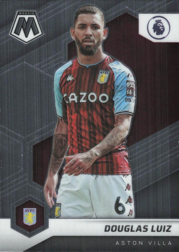 #123 Douglas Luiz - Aston Villa - 2021-22 Panini Mosaic Premier League Soccer