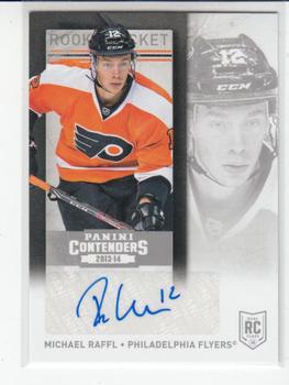 #123b Michael Raffl - Philadelphia Flyers - 2013-14 Panini Contenders Hockey