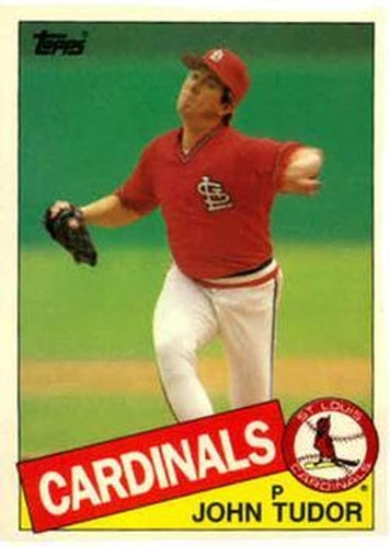 #124T John Tudor - St. Louis Cardinals - 1985 Topps Traded Baseball