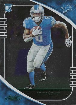 #124 D'Andre Swift - Detroit Lions - 2020 Panini Absolute - Green Football