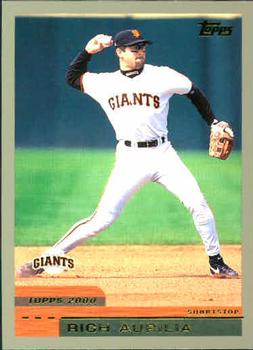 #124 Rich Aurilia - San Francisco Giants - 2000 Topps Baseball