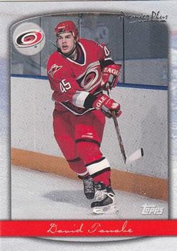 #124 David Tanabe - Carolina Hurricanes - 1999-00 Topps Premier Plus Hockey