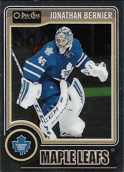 #124a Jonathan Bernier - Toronto Maple Leafs - 2014-15 O-Pee-Chee Platinum Hockey